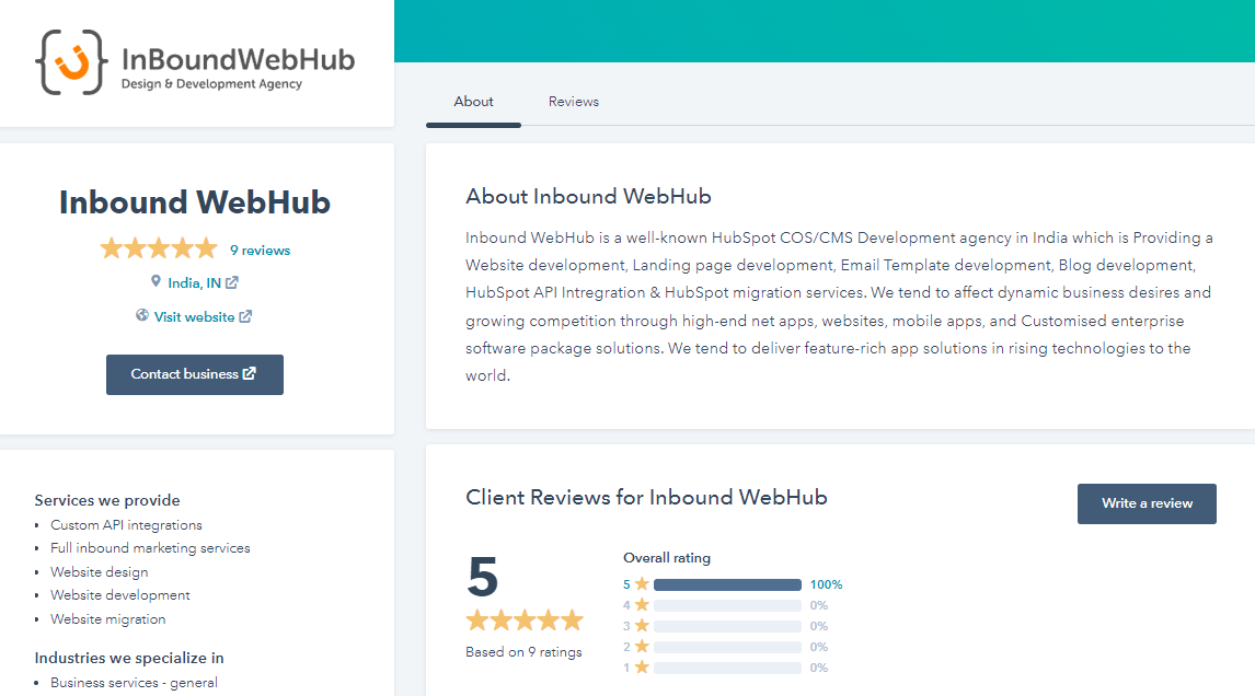 HubSpot review of inboundwebhub