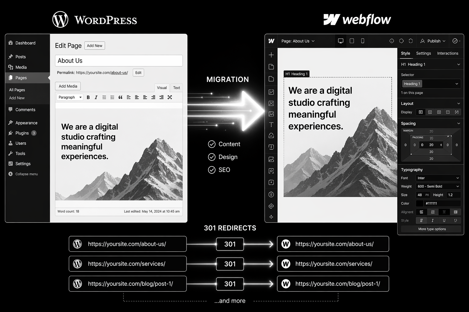How to Migrate from WordPress to Webflow Without Losing SEO