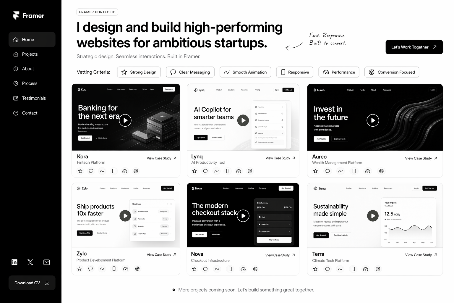 How to Hire a Framer Expert for Your Startup Website