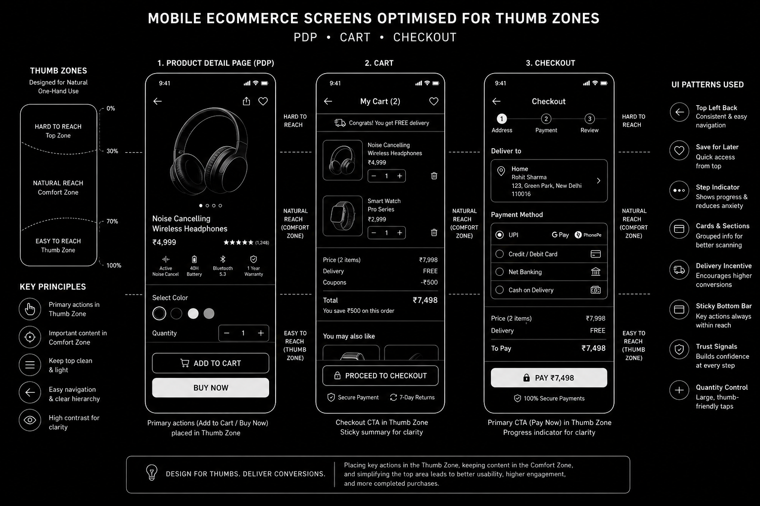 Mobile UX for Ecommerce: Convert the 70% Browsing on Phones